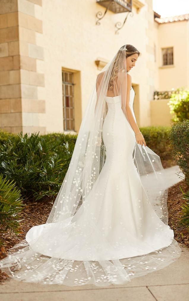 Beach Mermaid Beautiful Strapless Satin Bridal Dresses Wedding Dresses