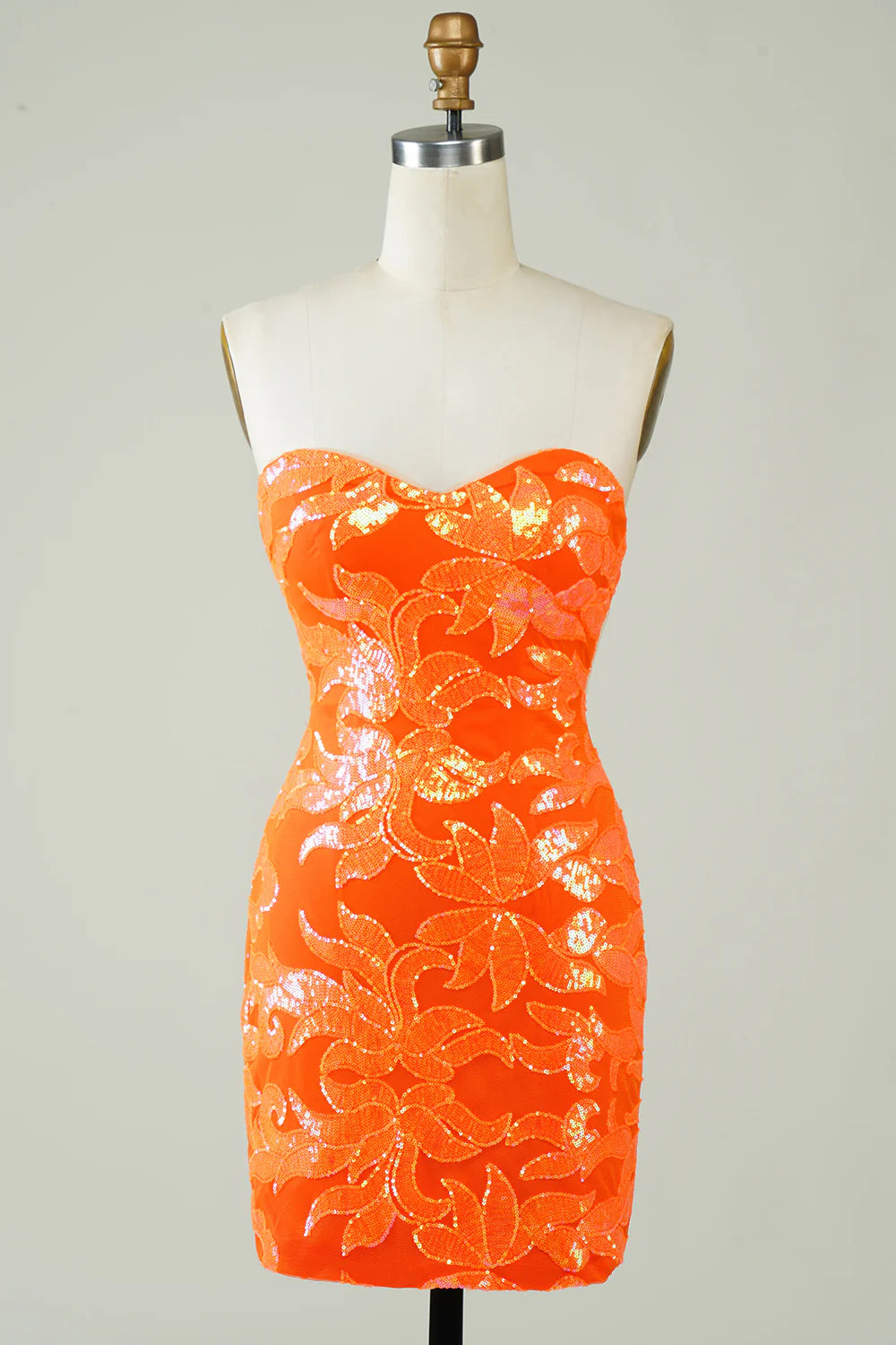 Strapless Tight Homecoming Dress