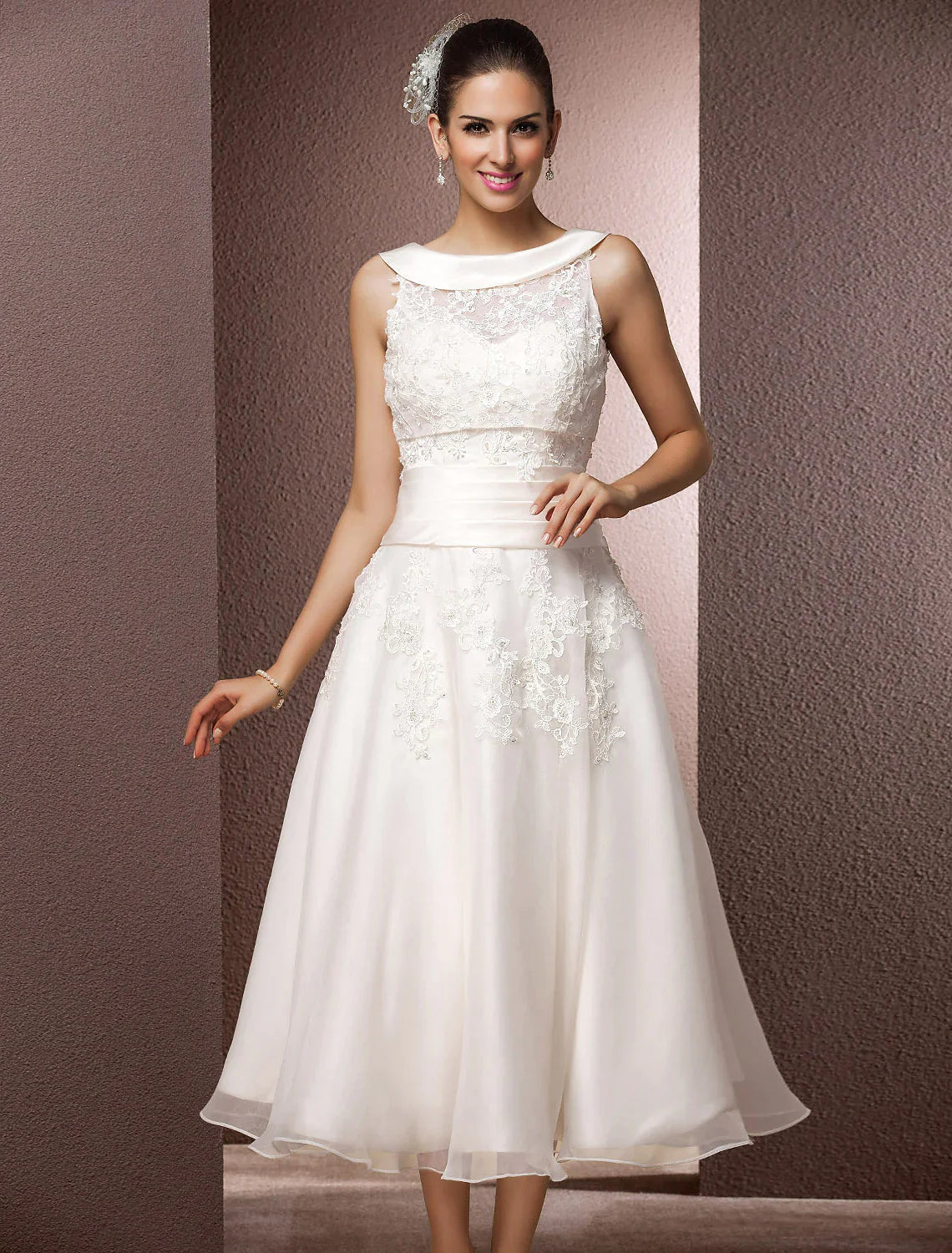 Dresses A-Line Regular Straps Beading