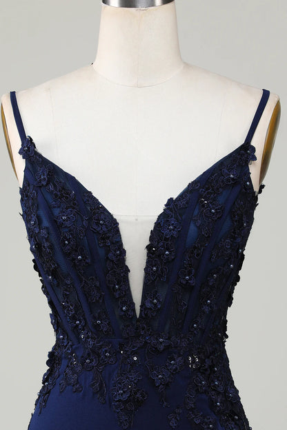 Sparkly Corset Tight Short Homecoming Dress with Lace