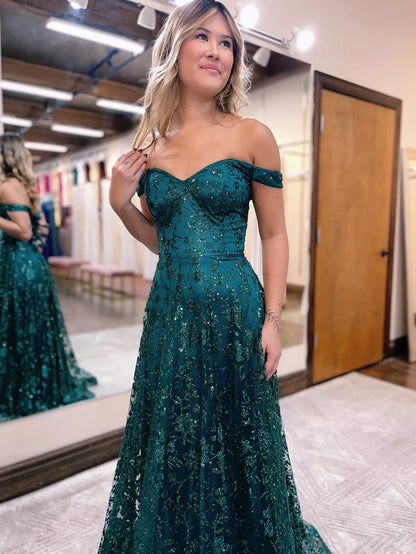 Mermaid Off The Shoulder Long Prom Dress