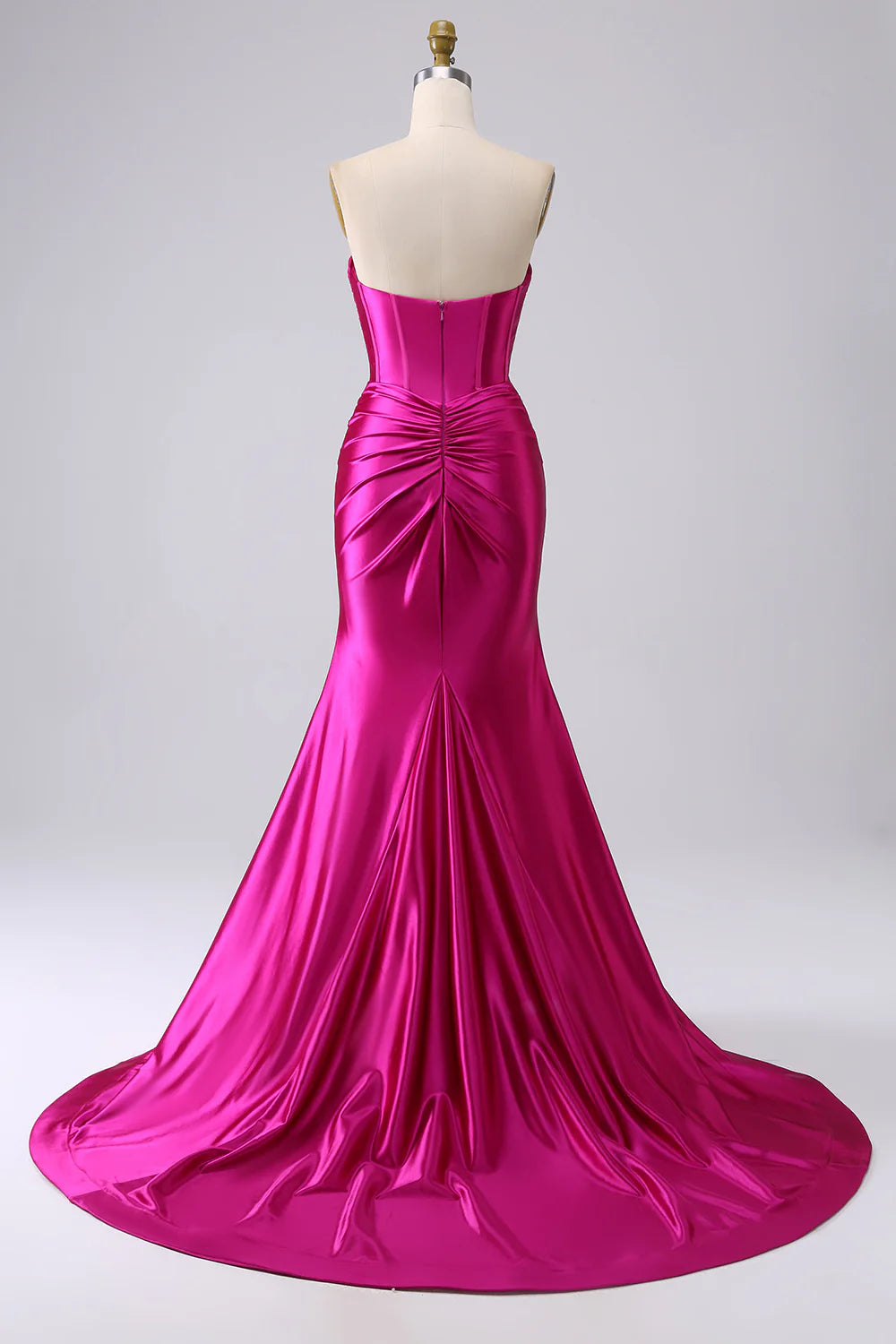 Mermaid Sweetheart Corset Long Prom Dress with Slit