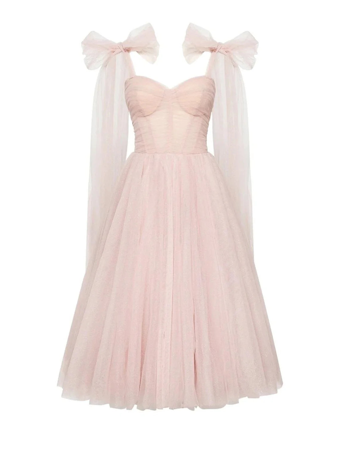 Ball Gown Cocktail Dresses Corsets Dress Graduation Tea Length Sleeveless Square Neck Tulle with Glitter